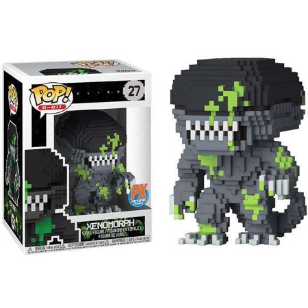Funko Pop Horror: 8-Bit Alien (Blood Splattered Version) Vinyl Figure