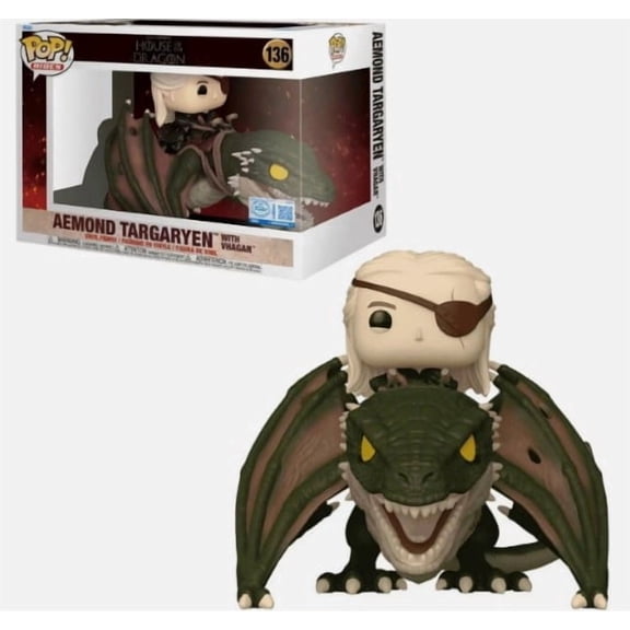 Funko Pop! House of the Dragon Aemond Targaryen with Vhagar #136 - Exclusive