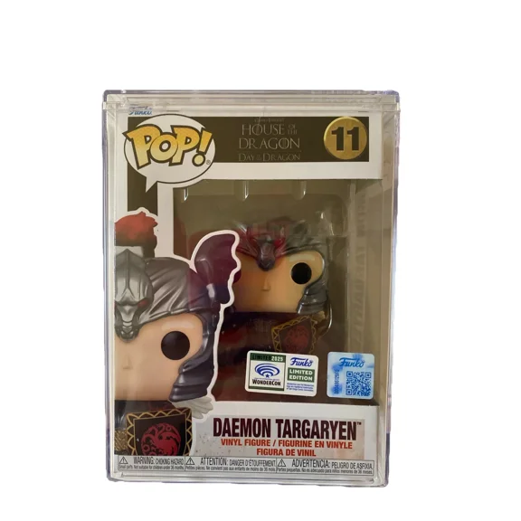Funko Pop House of the Dragon Daemon Targaryen Figure 11 Wondercon 2025 Exclusive with Soft Protector