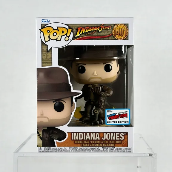 Funko Pop Indiana Jones 1401 NYCC 2023 Exclusive With Protector