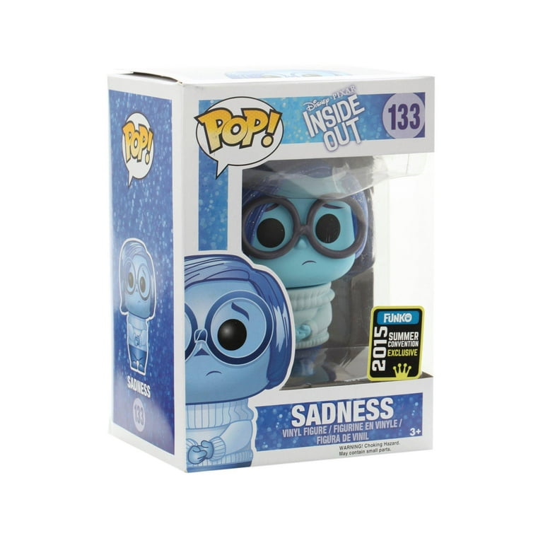 Funko Pop Inside Out Sadness SDCC Limited Edition [Sparkle Hair] No. 133
