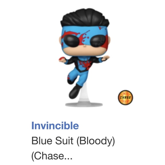 Funko Pop Invincible Fusion Chase Blue Suit Bloody Exclusive Vinyl figure