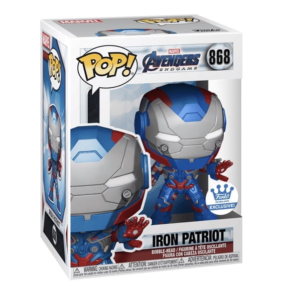 Funko Pop! Iron Patriot 868 Avengers Endgame Vinyl Figure