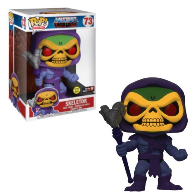 Funko Pop Jumbo: Masters of The Universe Skeletor Glow-in-The-Dark 10-in  Vinyl Figure Exclusive