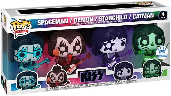 KISS ファンコポップフィギュア Amazon.com: Funko POP! KISS: The Demon - Glow in The Dark