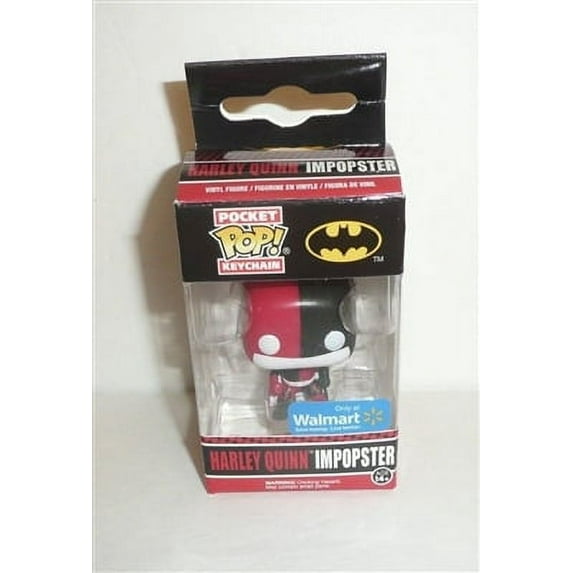 Funko Pop! Keychain Harley Quinn as Batman Impopster Keychain Vinyl Figure