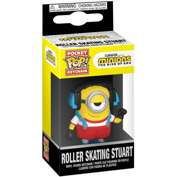 Funko Pop! Keychain: Minions: The Rise of Gru - Roller Skating Stuart