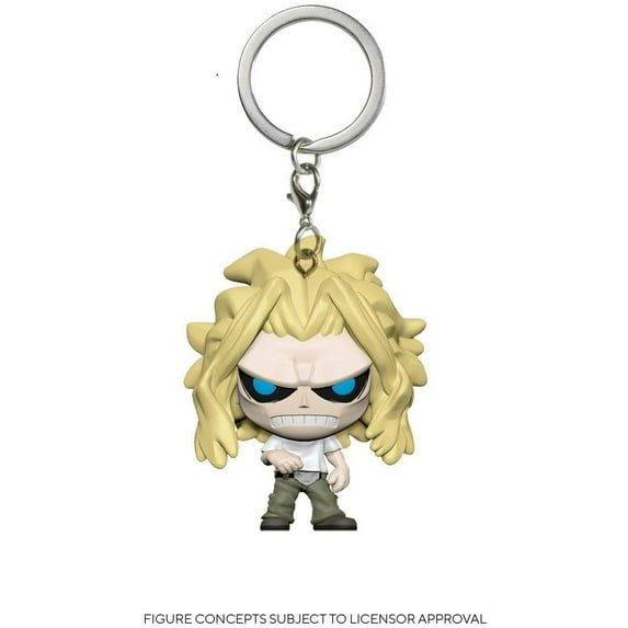 Funko Pop! Keychain: My Hero Academia - All Might Weakened State, Multicolor