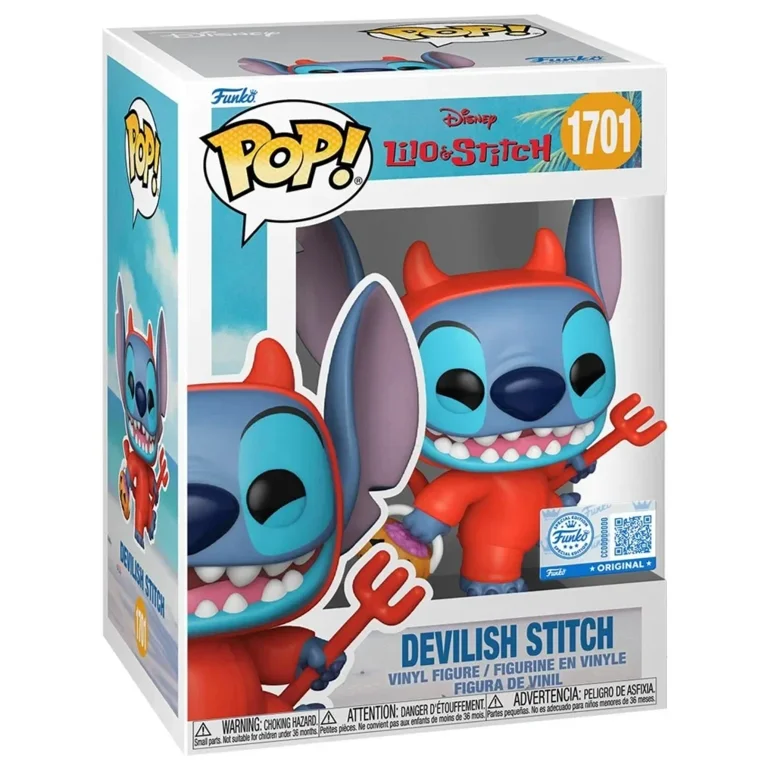 NST アニメロボット ワールドスタンプブック 8枚入り 複数セット当時物未開封 Funko Pop Disney 1701 Lilo & Stitch Devilish Stitch Vinyl Figure