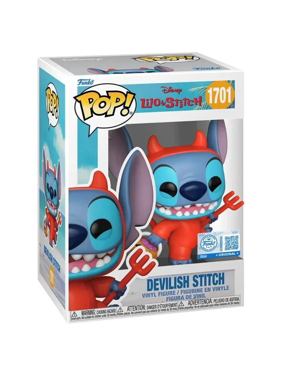 Pop Disney 1701 Lilo & Stitch Devilish Stitch Vinyl Figure EE Exclusive