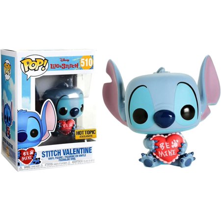 POP Funko Disney Lilo Stitch Stitch Valentine Vinyl Figure 510 Hot Topic Exclusive