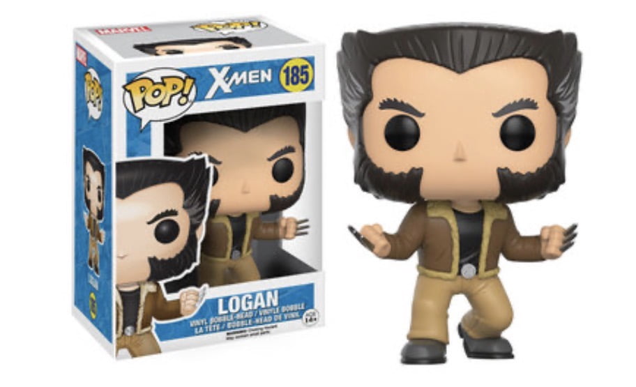 Funko Pop Logan X-Men 185 Marvel Bobble-Head Vinyl Figure