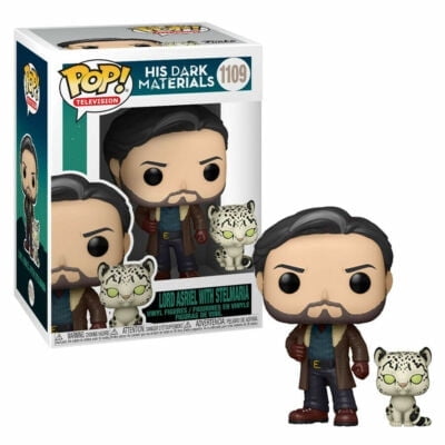 Funko Pop Lord Asriel with Stelmaria 1109 His Dark Materials TV Show with Protector
