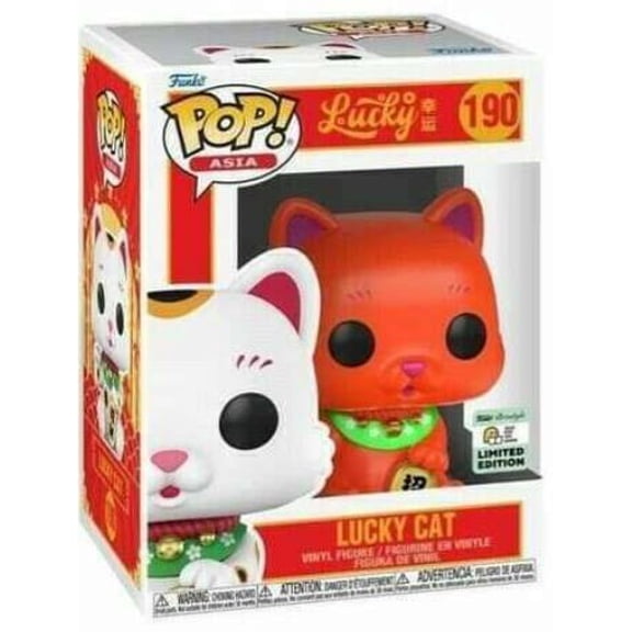 Funko Pop! Lucky Cat #190 MidnStyle Orange 2023 Toy Store