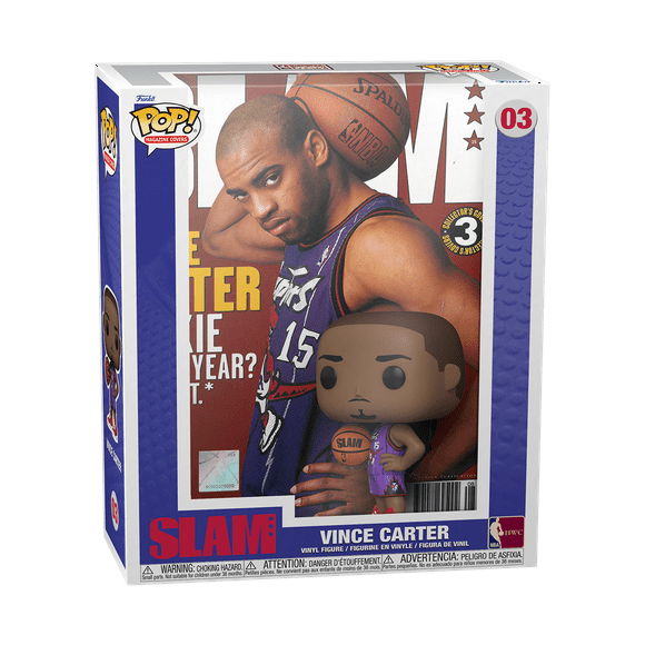 Funko Pop! Magazine Cover SLAM Vince Carter Vinyl Figure, 4.75"
