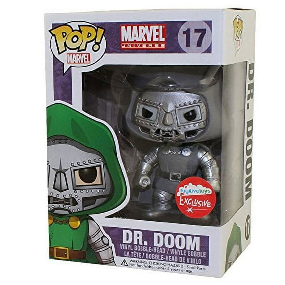 Funko Pop! Marvel #17 Dr. Doom "Black & White" (Fugitive Exclusive)