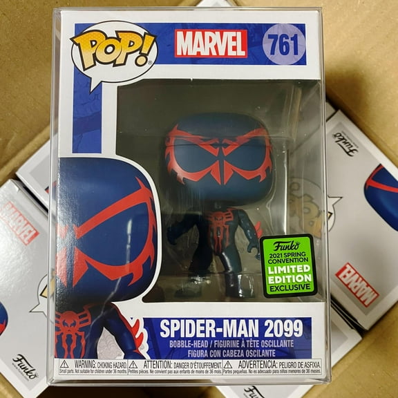Funko Pop Marvel : 2021 ECCC Exclusive : Spider-Man 2099 #761 Vinyl Figure