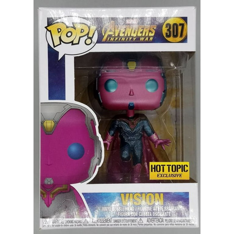 Funko Pop! Marvel #307 Avengers Infinity War Vision (Hot Topic