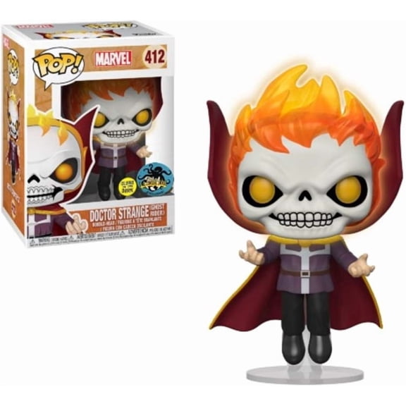 Funko Pop! Marvel #412 GITD Doctor Strange Ghost Rider (2018 Comikaze Exclusive)