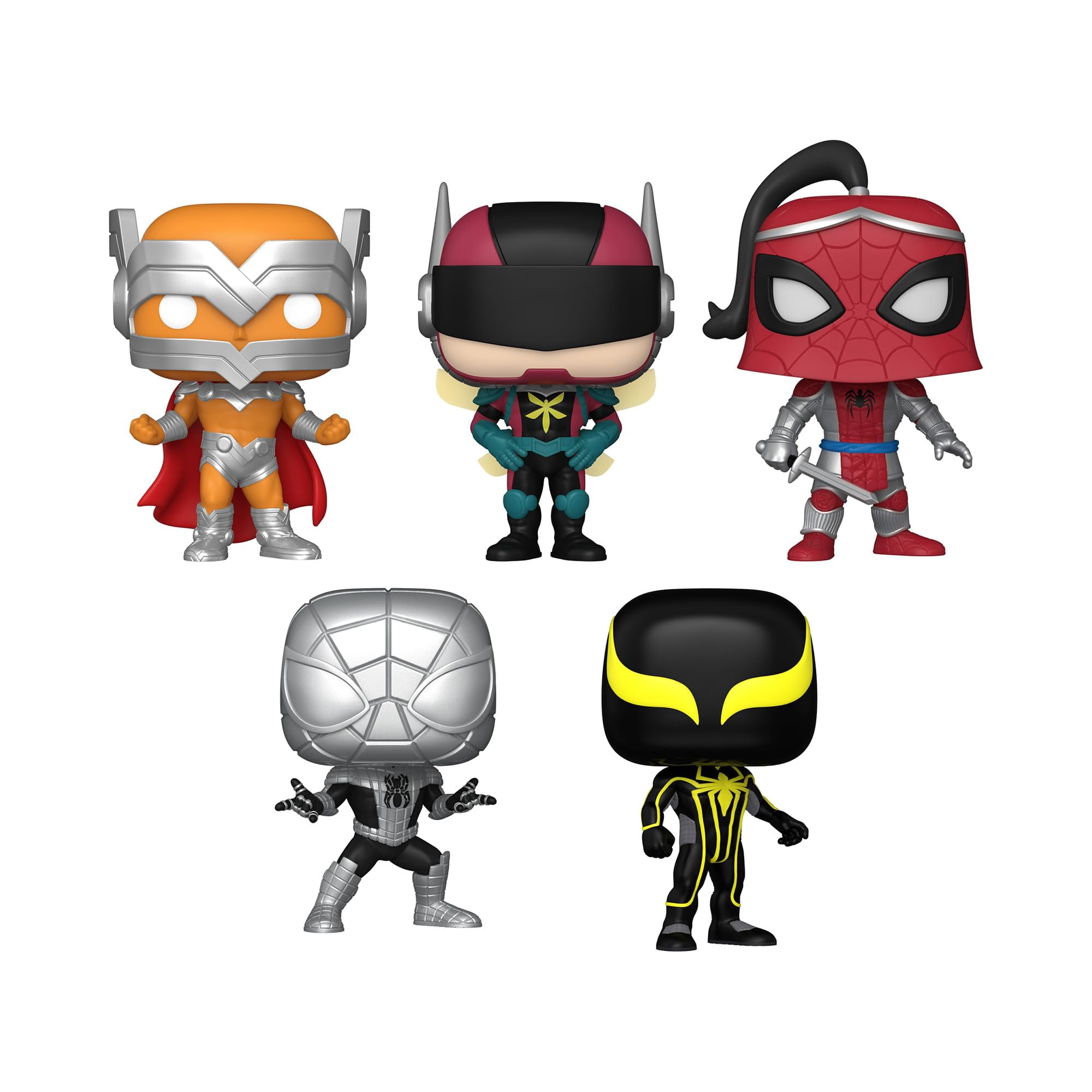 Funko POP! マーベル スパイダーマン キャプテンアメリカ 5体セット Funko Pop! Marvel: Beyond Amazing Spider-Man Collectible 5 Pack