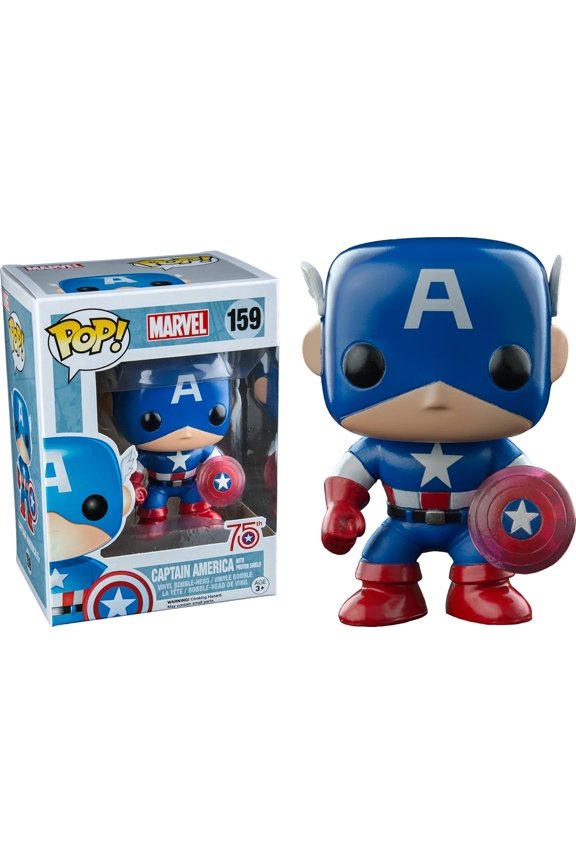 Pop Marvel: Captain America 75th Anniversary Exclusive Vinyl Figure