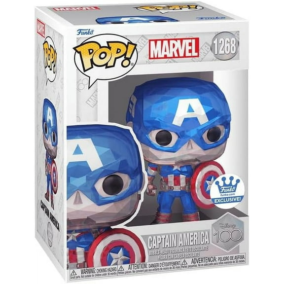 Funko Pop! Marvel Captain America Faceted