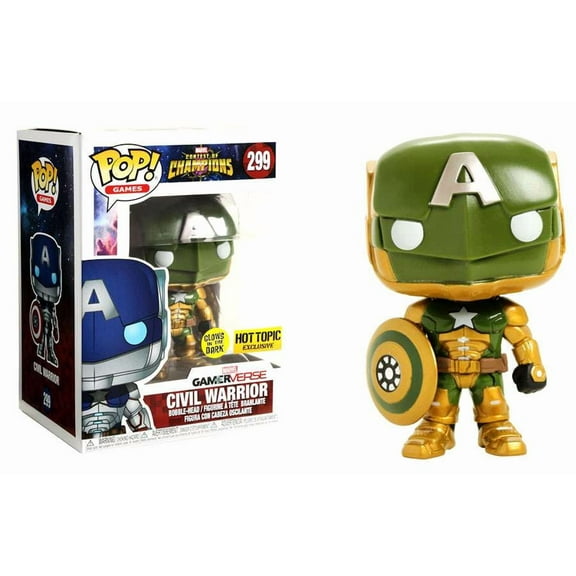 Funko Pop! Marvel Contest of Champions Games Civil Warrior Bobble Head #299 Vinyl Figure