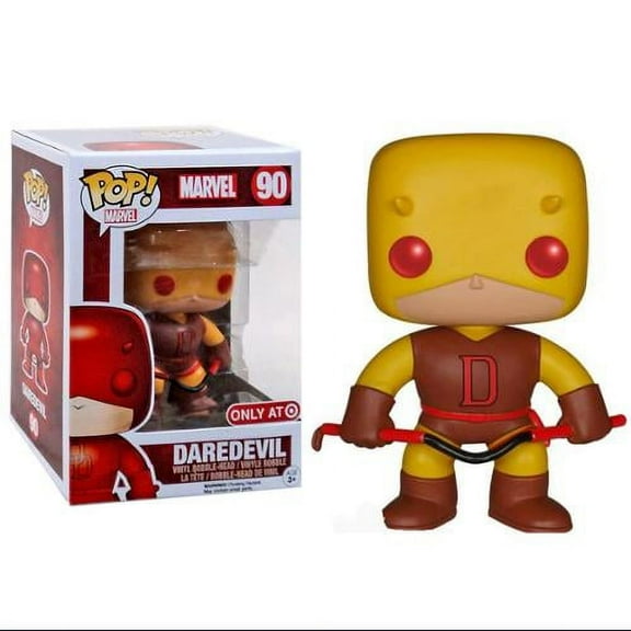 Funko Pop Marvel Daredevil Exclusive First Appearance Yellow Suit Vinyl Bobblehead Figure