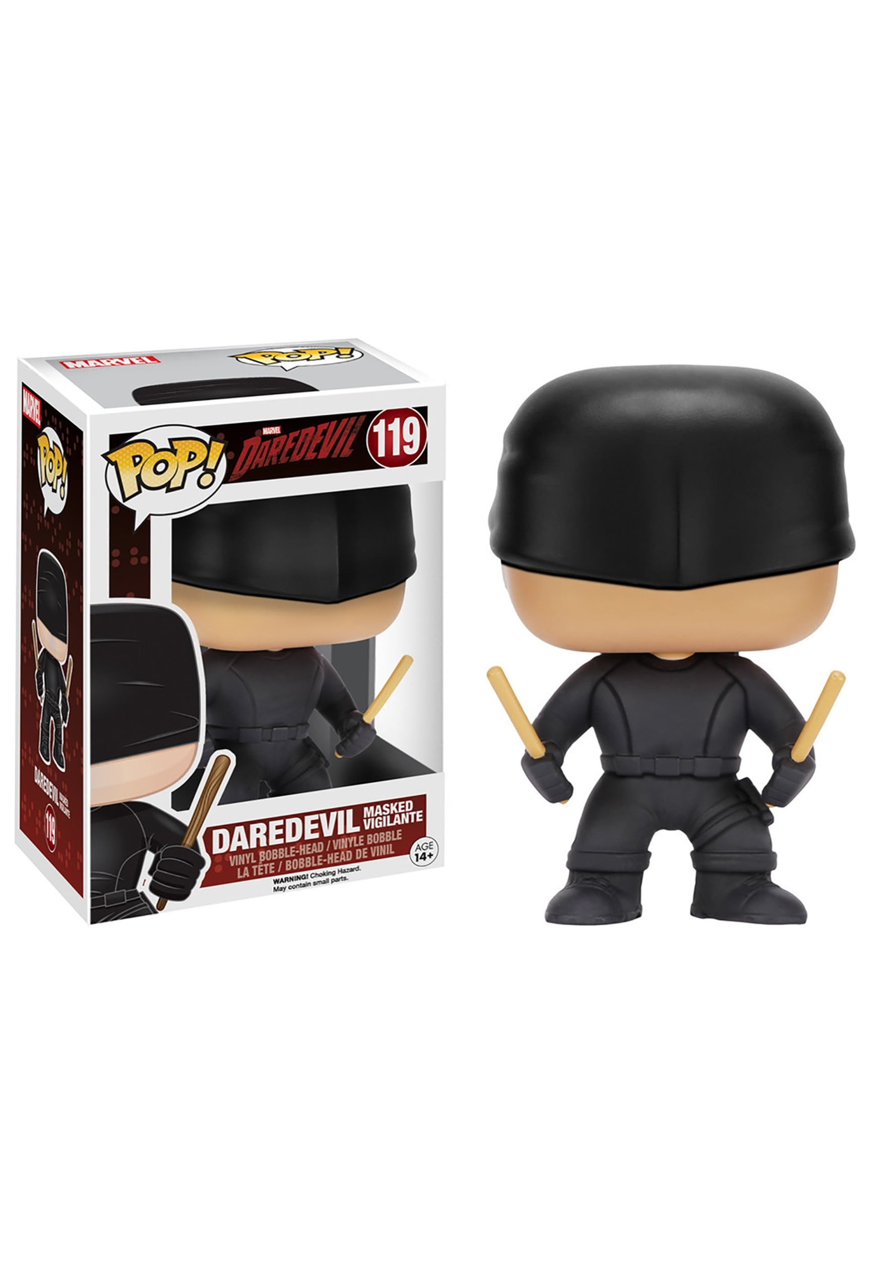 Funko Pop! Marvel Daredevil (Masked Vigilante) #119 Funko Pop! Marvel Daredevil (Masked Vigilante) #119