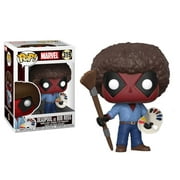Funko Pop Marvel Deadpool Playtime Bob Ross Vinyl Action Figure