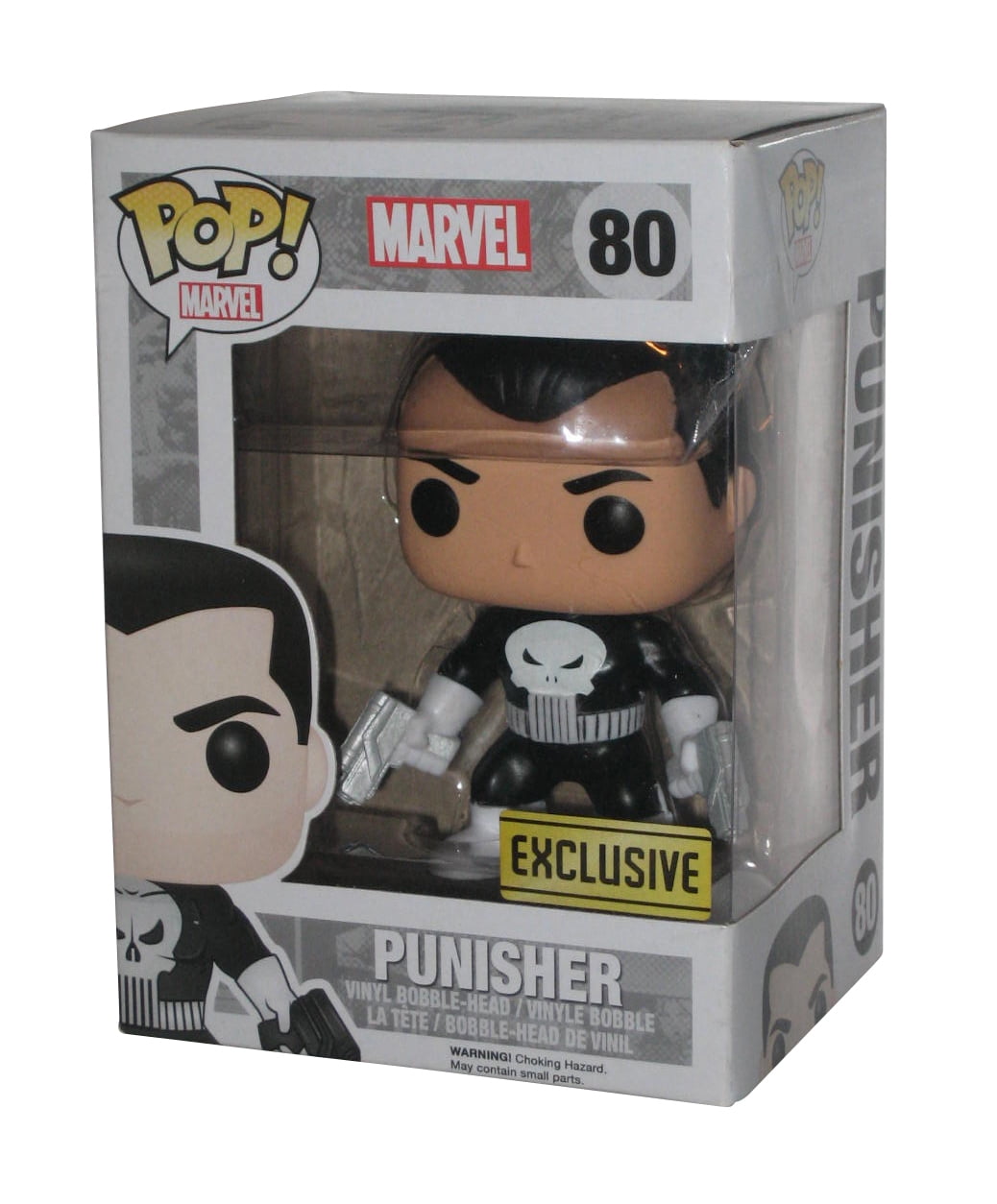 Funko Pop! Marvel Exclusive Punisher Vinyl Figure, 3 3/4