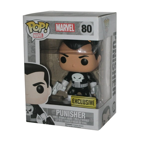 Funko Pop! Marvel Exclusive Punisher Vinyl Figure, 3 3/4"