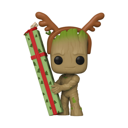 Funko Pop! Marvel: Guardians of the Galaxy Holiday Special - Groot Vinyl Bobblehead