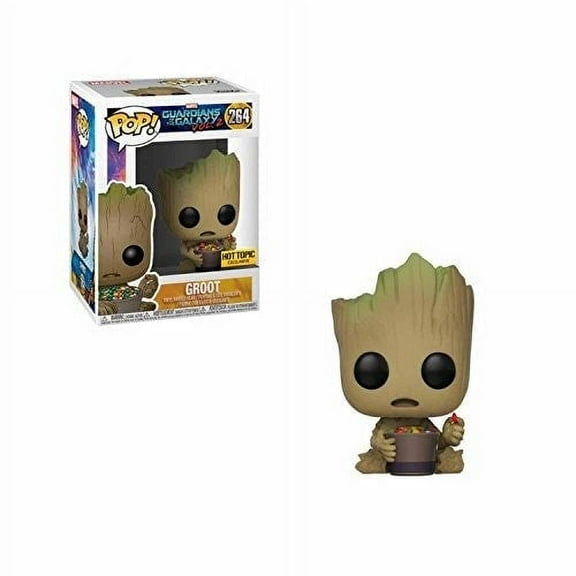 Funko Pop! Marvel Guardians of the Galaxy Vol. 2 Baby Groot #264 (With Candy)
