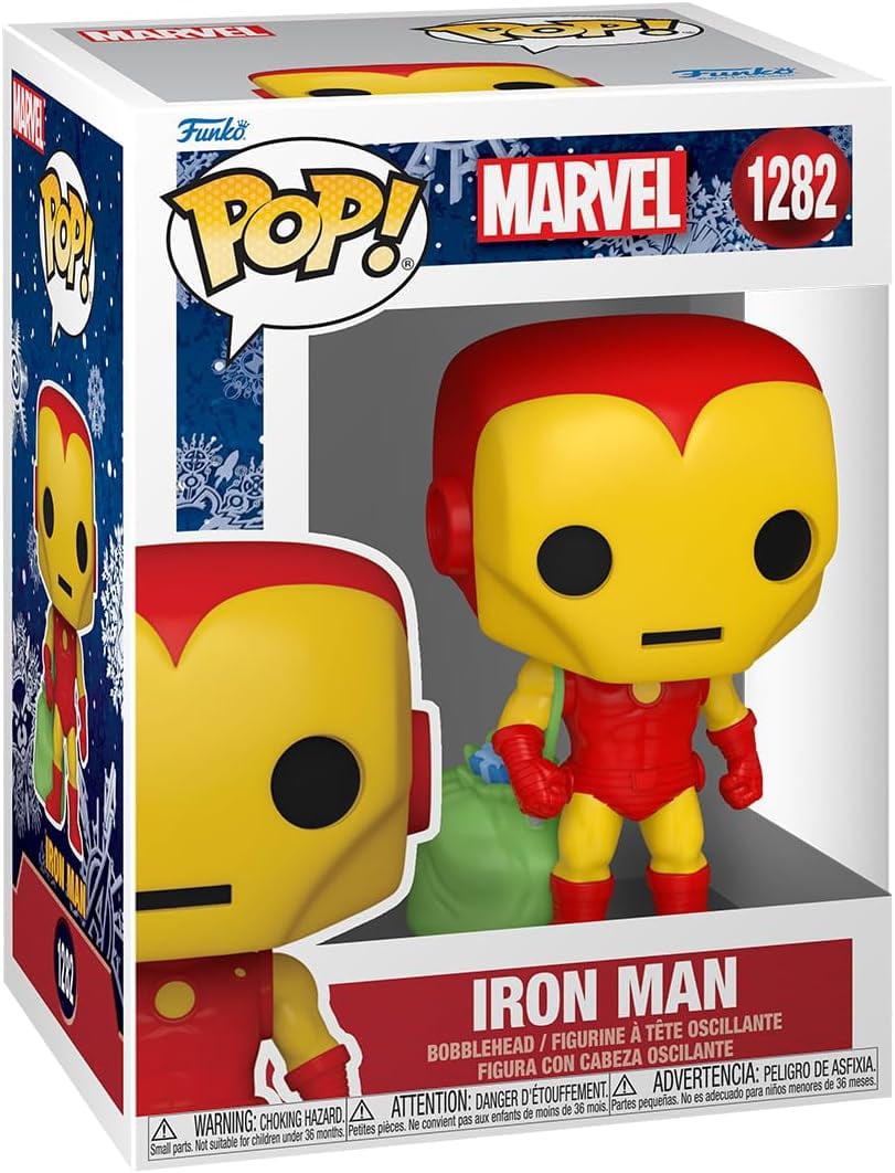 MARVEL - FIGURINE POP! EN VINYLE DE MILES MORALES IRON SPIDER  10 CM Spider Man Comics 1448