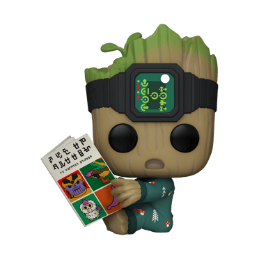 Funko Pop! Marvel: I Am Groot - Groot in Onesie with Book Vinyl Bobblehead