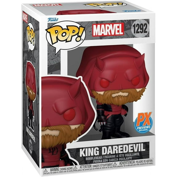 Funko Pop! Marvel King Daredevil Previews Exclusive Vinyl Figure