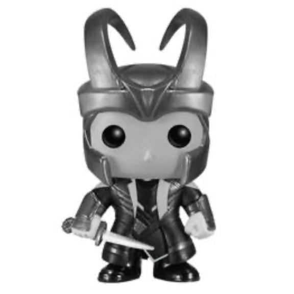 Funko Pop! Marvel Loki 36 Grey Scale Bobble-Head Vinyl Figure