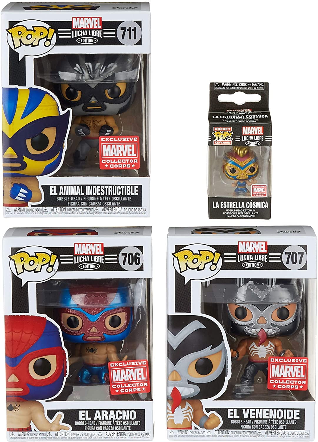 Marvel : la nouvelle collection de figurines Pop Lucha Libre Marvel de  Funko débarque enfin en boutique