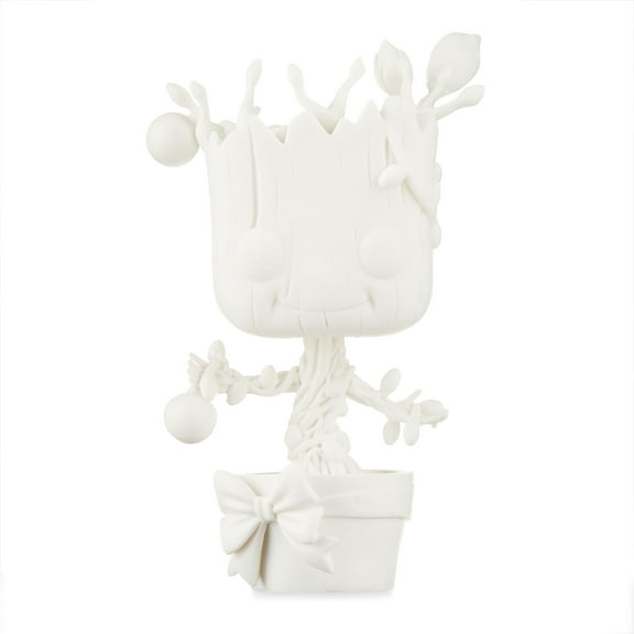 Funko Pop! Marvel: Marvel Holiday - Groot (White Do It Yourself) Vinyl Figure