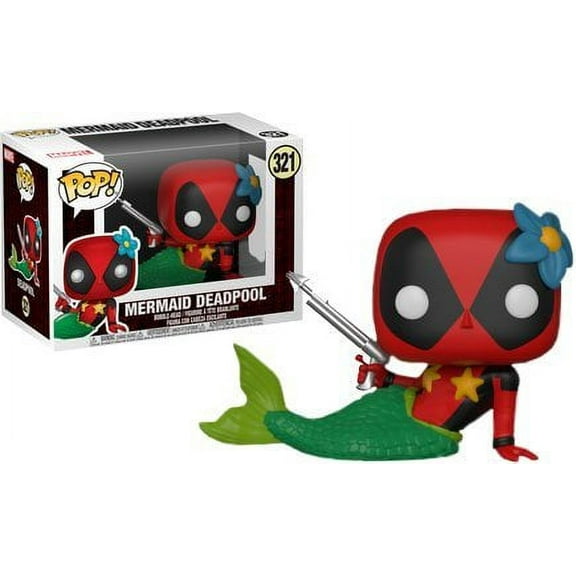 Funko Pop Marvel: Mermaid Deadpool Collectible Figure