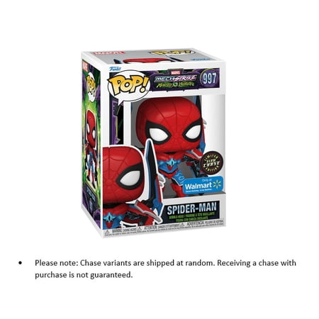 Funko Pop! Marvel: Monster Hunters - Spider-Man Vinyl Bobblehead (Walmart Exclusive) (+ Pop! Stacks Plastic Protector)