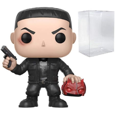 Funko Pop! Marvel: Netflix Daredevil - Punisher Chase Variant Limited Edition Vinyl Figure Bundled with Pop Box Protector Case