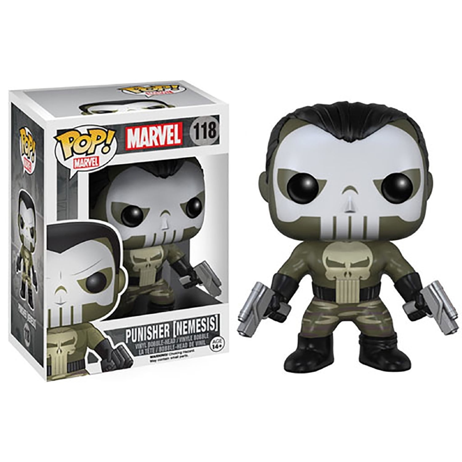 Festival Udgående tortur Funko Pop Marvel: Punisher Nemesis Vinyl Figure - Walmart.com