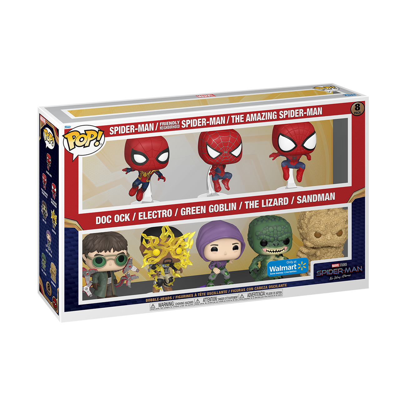 Funko Pop! Marvel: Spider-Man: No Way Home - 8-pack (Walmart Exclusive) - image 1 of 6