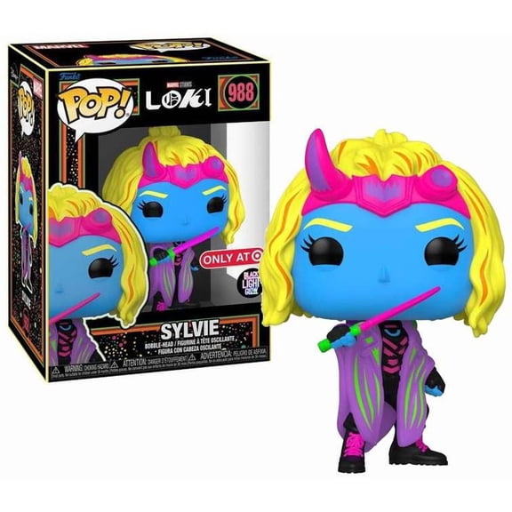 Funko Pop! TV: Marvel Loki - Sylvie Blacklight Target Exclusive #897