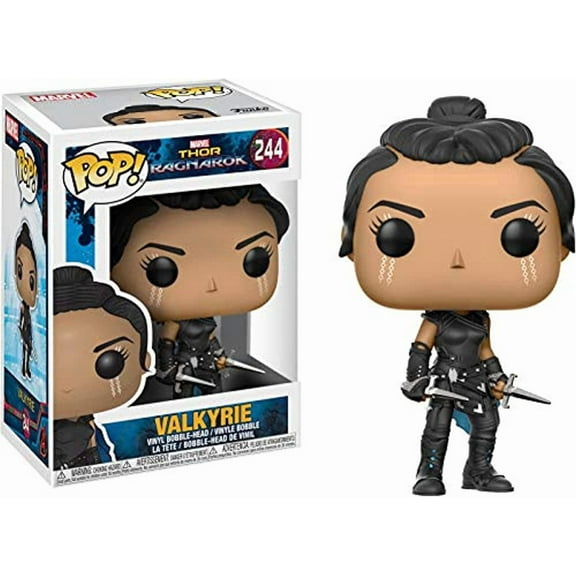 Funko Pop Marvel Thor Ragnarok Valkyrie Scavenger Suit 244 Vinyl Figure Bundled with Pop Box Protector CASE
