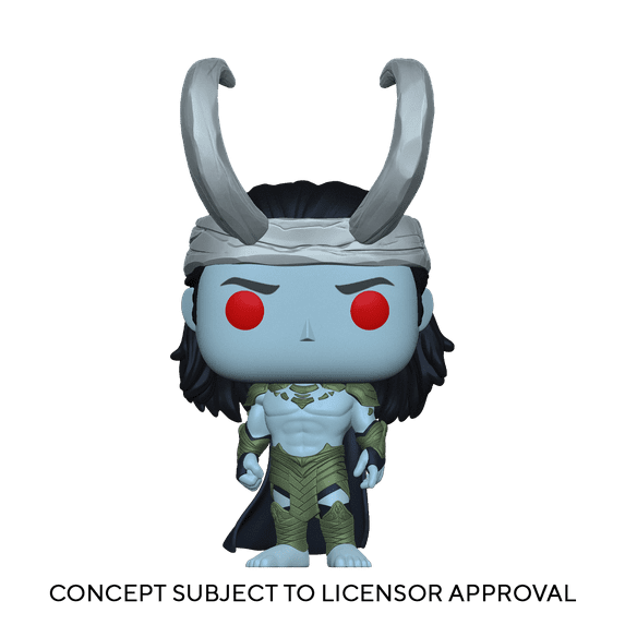 Funko Pop! Marvel What If…? Frost Giant Loki Vinyl Bobblehead, 5.25-inches