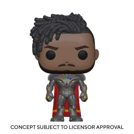 Funko Pop Marvel: What if…? - Infinity Kilmonger Vinyl, Bobblehead (3.6")