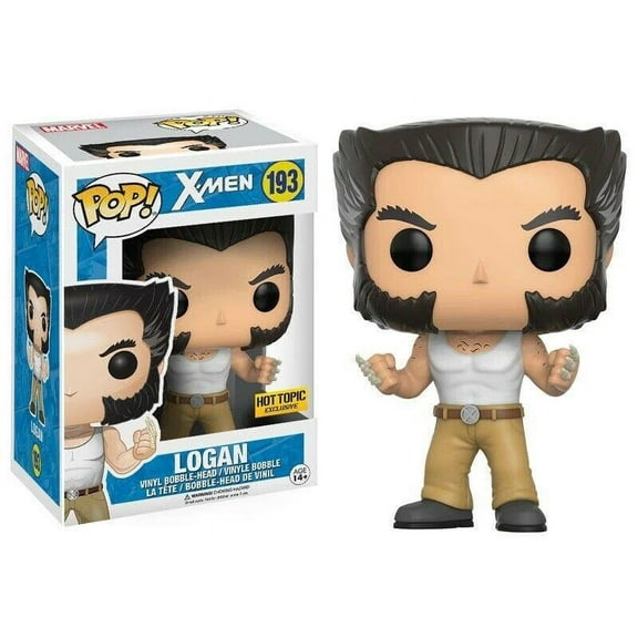 Funko Pop! Marvel: X-Men Logan Wolverine #193 Hot Topic Exclusive Vinyl Figure